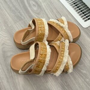 Tan sandals!